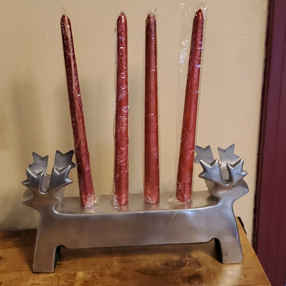 Reindeer candle holder - Picture 2 of 6